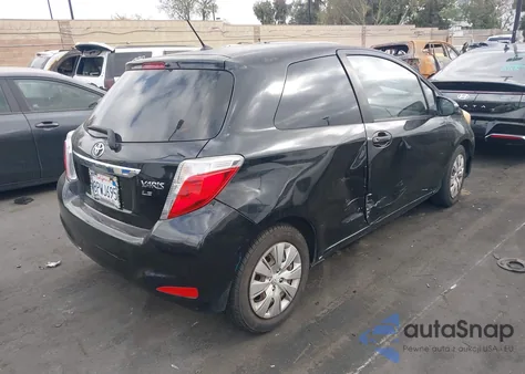 2012 Toyota Yaris Le z USA, uszkodzony, nr VIN JTDJTUD35CD503236